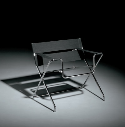 Foldable chair with a frame made of metal tubes Museum, Alivar