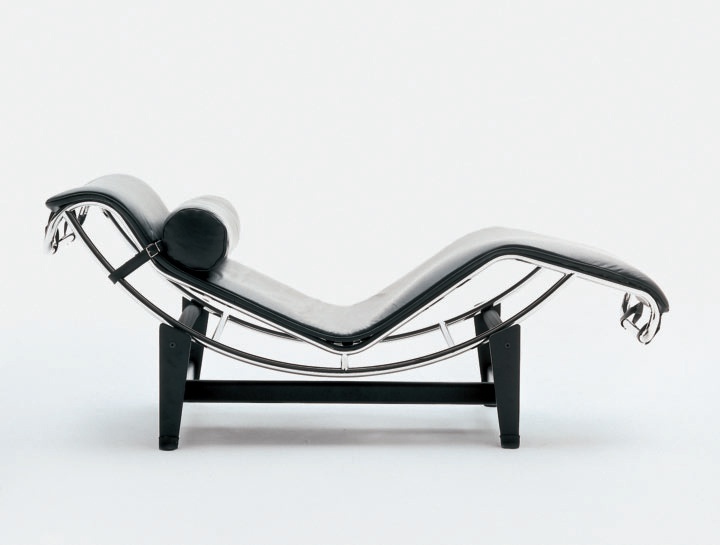 Deck chair with frame and legs of steel Museum, Alivar 