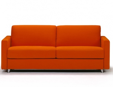 Double sofa bed with metal legs, Calia Italia