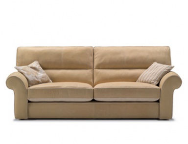 Two seater sofa with rounded armrests, Calia Italia