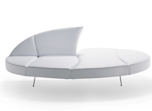 Sofa round Hops, Futura