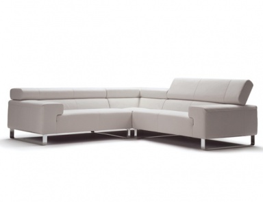 Corner sofa with metal legs, Calia Italia