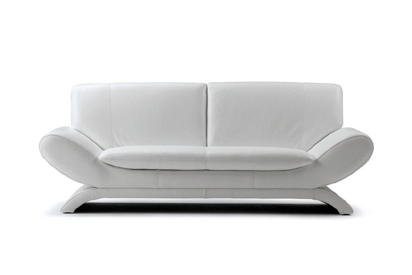 Two seater sofa with a hidden frame, Calia Italia