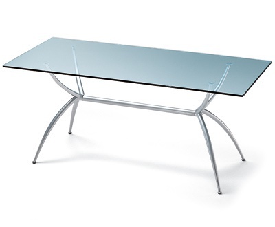 Dining table with metal legs, Calligaris