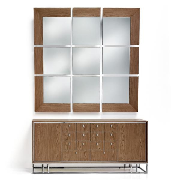 Chest of drawers, Chet - Rattan wood