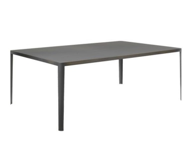 Dining table with metal legs, Filo - Lema