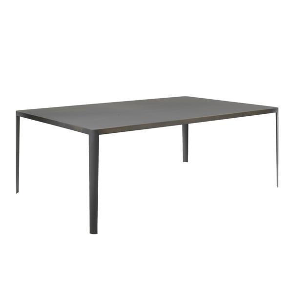 Dining table with metal legs, Filo - Lema