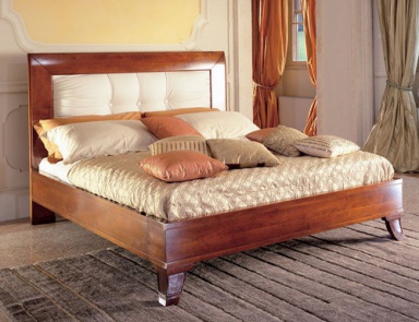 Double bed with high headboard, Oleandro - Le Fablier
