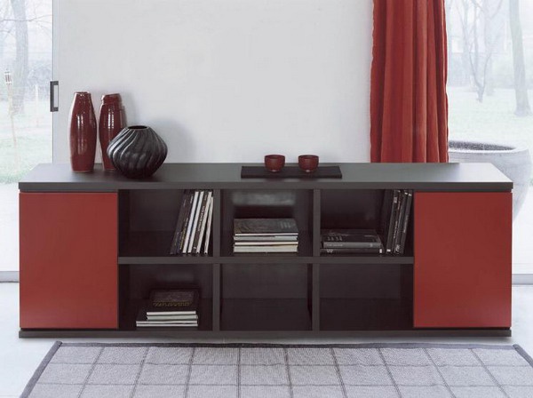Dresser with open shelves, Madie Rift - Line Gianser