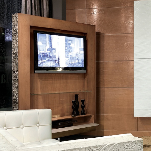 Cabinet for TV Rebecca on a frame of solid wood, Bizzotto