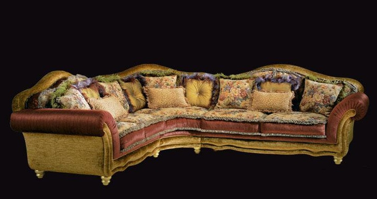 Sofa legs made of solid wood upholstered Alexander, BM Style