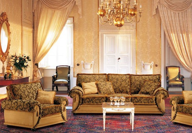 Sofa legs made of solid wood upholstered in fabric Amy 3, BM Style