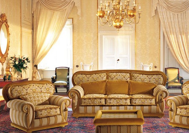 Sofa legs made of solid wood upholstered in fabric Armonia 3, BM Style