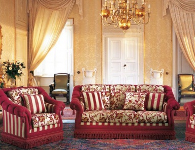 Sofa on a frame of solid wood covered with a cloth Barone, BM Style