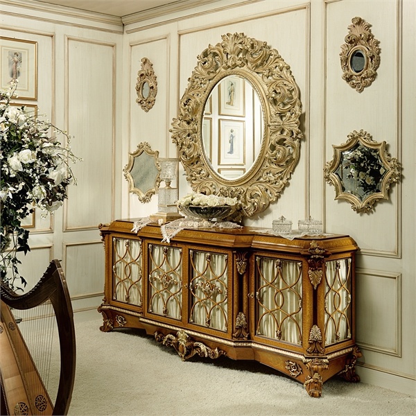 A chest of drawers with hinged doors, Riva Mobili d'arte