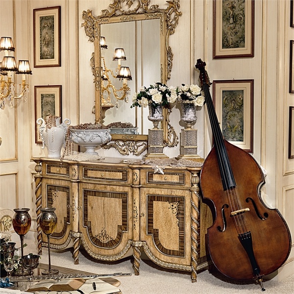 A chest of drawers with hinged doors, Riva Mobili d'arte