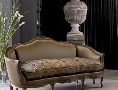 Two seater sofa with shaped back, Salda