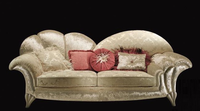 Sofa legs made of solid wood upholstered in fabric Eden, BM Style