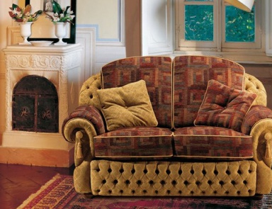 Sofa upholstered in fabric Giuditta - Siviglia, BM Style