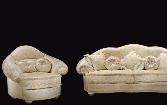 Armchair upholstered in fabric Matilde, BM Style