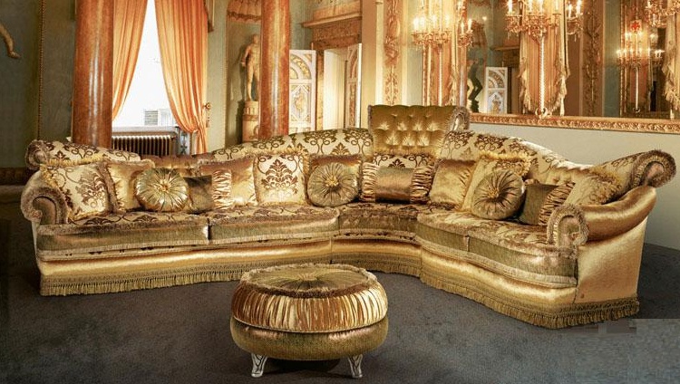 The corner sofa fabric upholstered Queen, BM Style