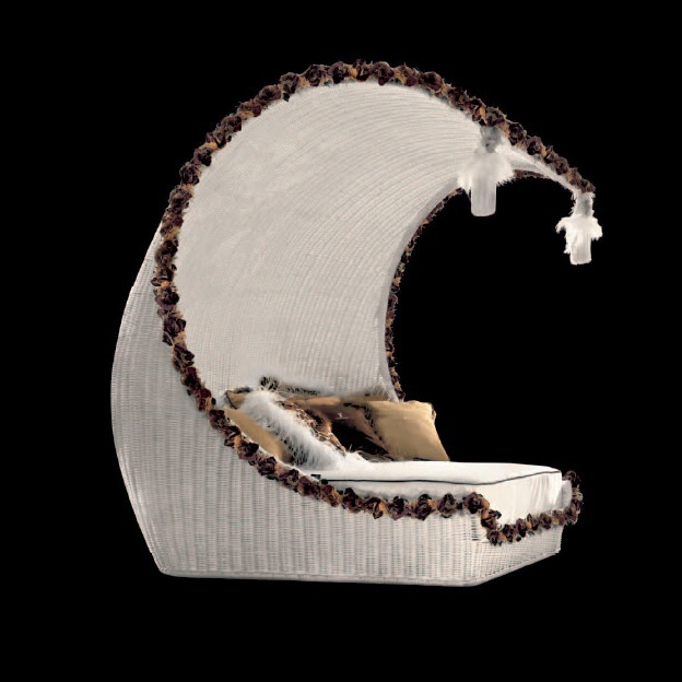 Daybed with finishing of textile fabrics Chic AltaModa