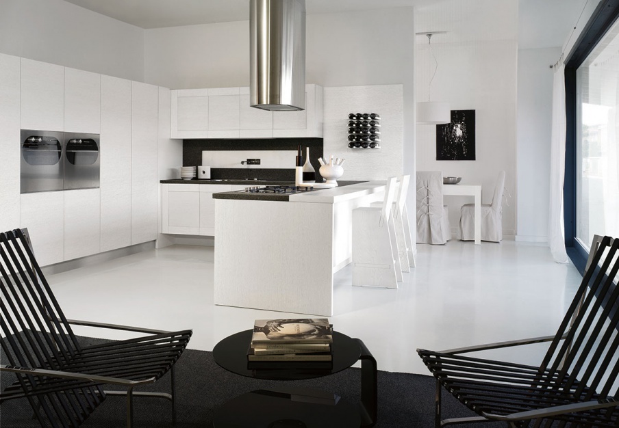 Set for the kitchen with ceramic floral decoration Creators of Emotions, of MOD'...ART