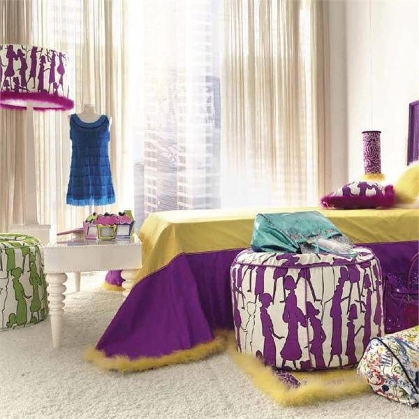 Pouf with frame in solid wood and upholstery made of textile fabric Pouf 1, AltaModa