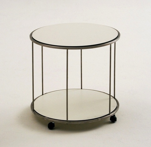 Coffee table in stainless steel frame with laminate worktop Circus, Bonacina Pierantonio