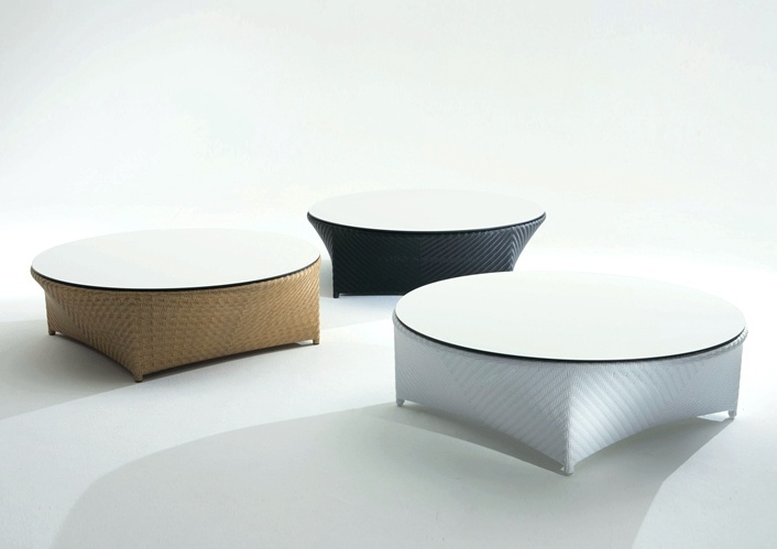 Coffee table on aluminum former Marine, Pierantonio Bonacina