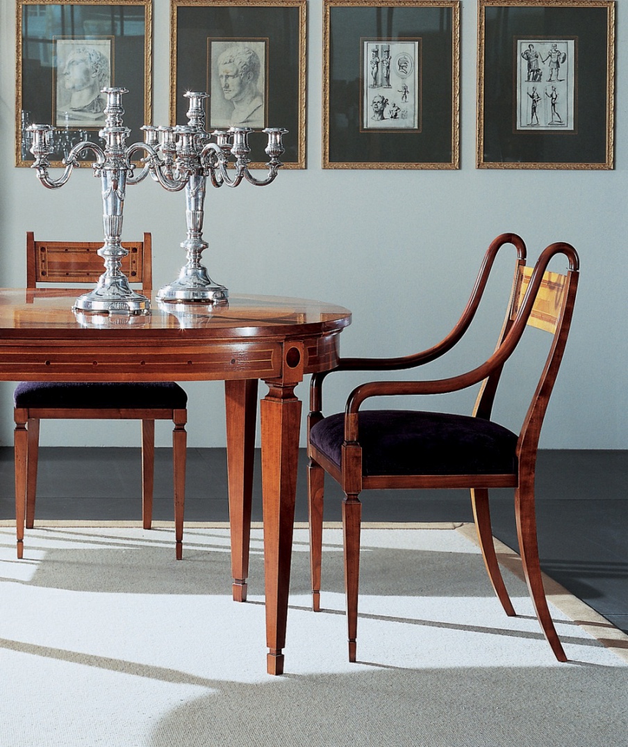 Armchair with body made of cherry, Annibale Colombo 