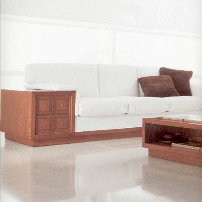 Three seater sofa on a frame of cherry, Annibale Colombo