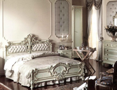Bedroom (Suite bedroom) carved in the lacquer finish, Silik
