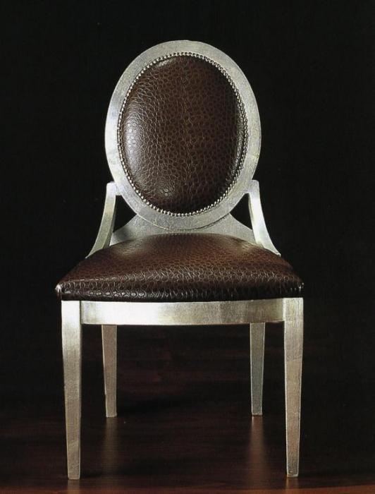 Chair with round backrest, Smania