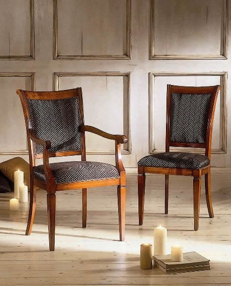 Chair with high back, Stella del Mobile