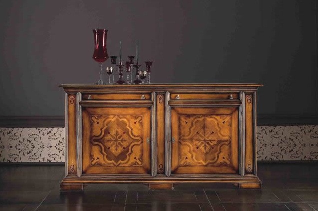 A chest of drawers with hinged doors, Stella Del Mobile