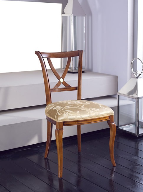 Chair in fabric, Stella Del Mobile