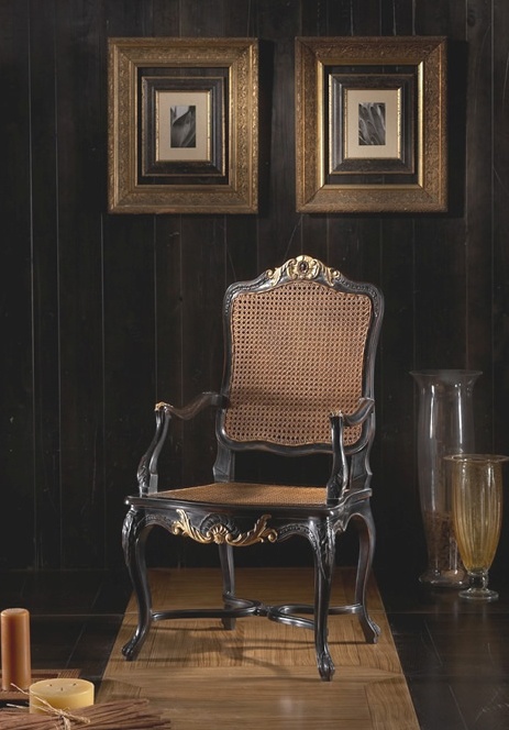 Chair with armrests, Stella del Mobile