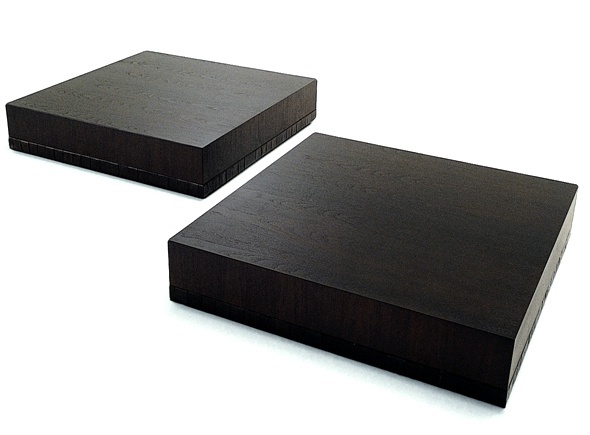 Bedside table on a wooden frame People, Bonacina Pierantonio