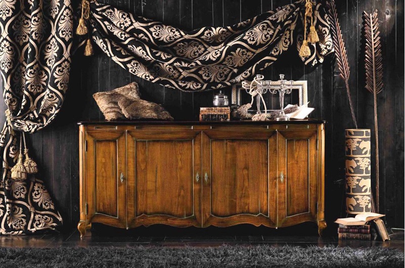 A chest of drawers with hinged doors, Stella Del Mobile