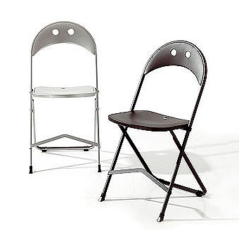 Folding chair on a frame of steel Birba, Bonaldo