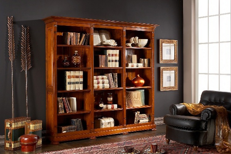 A bookcase with open shelves, Stella Del Mobile