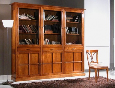 Bookcase with swinging doors, Stella Del Mobile