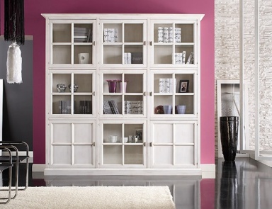 Showcase with hinged door, Stella Del Mobile