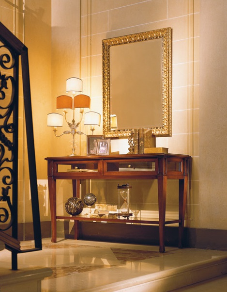 Console with drawers, at the stilema stand