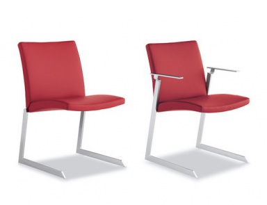 Chair with metal legs, Tulip - Tonon