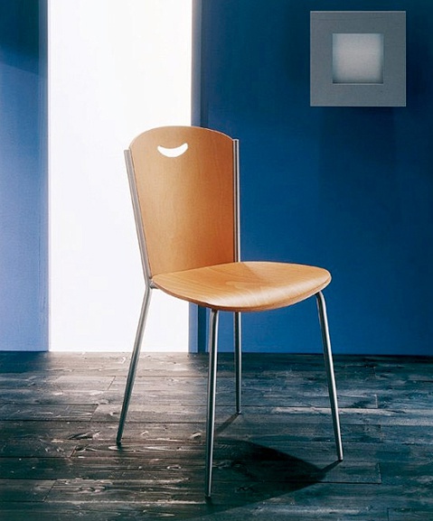 Chair on a metal frame Cloe, Bontempi Casa