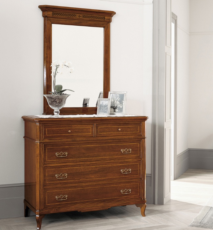 A chest of drawers on a frame of solid poplar 4173, Bruno Piombini