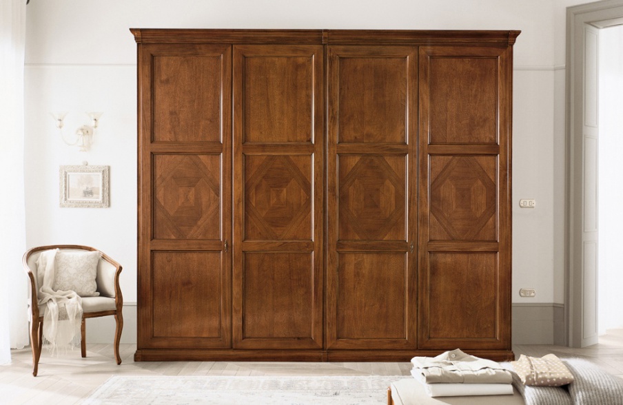 Wardrobe modular on a frame of solid poplar 4299, Bruno Piombini