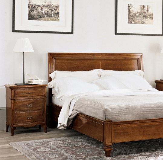 Nightstands bedside on a frame of solid poplar 4274, Bruno Piombini